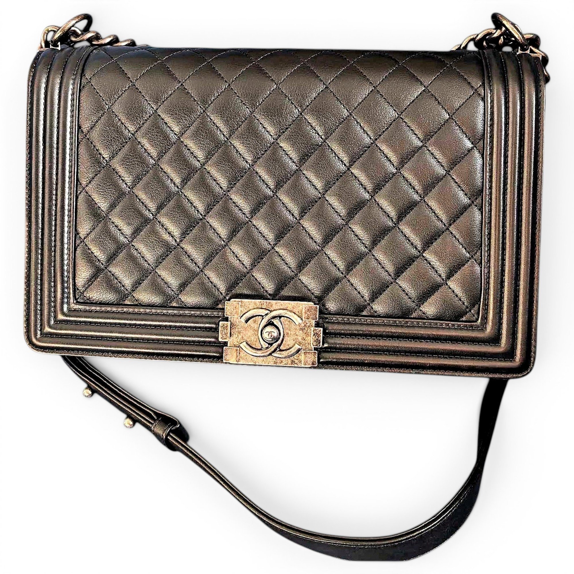 Boy leather handbag
