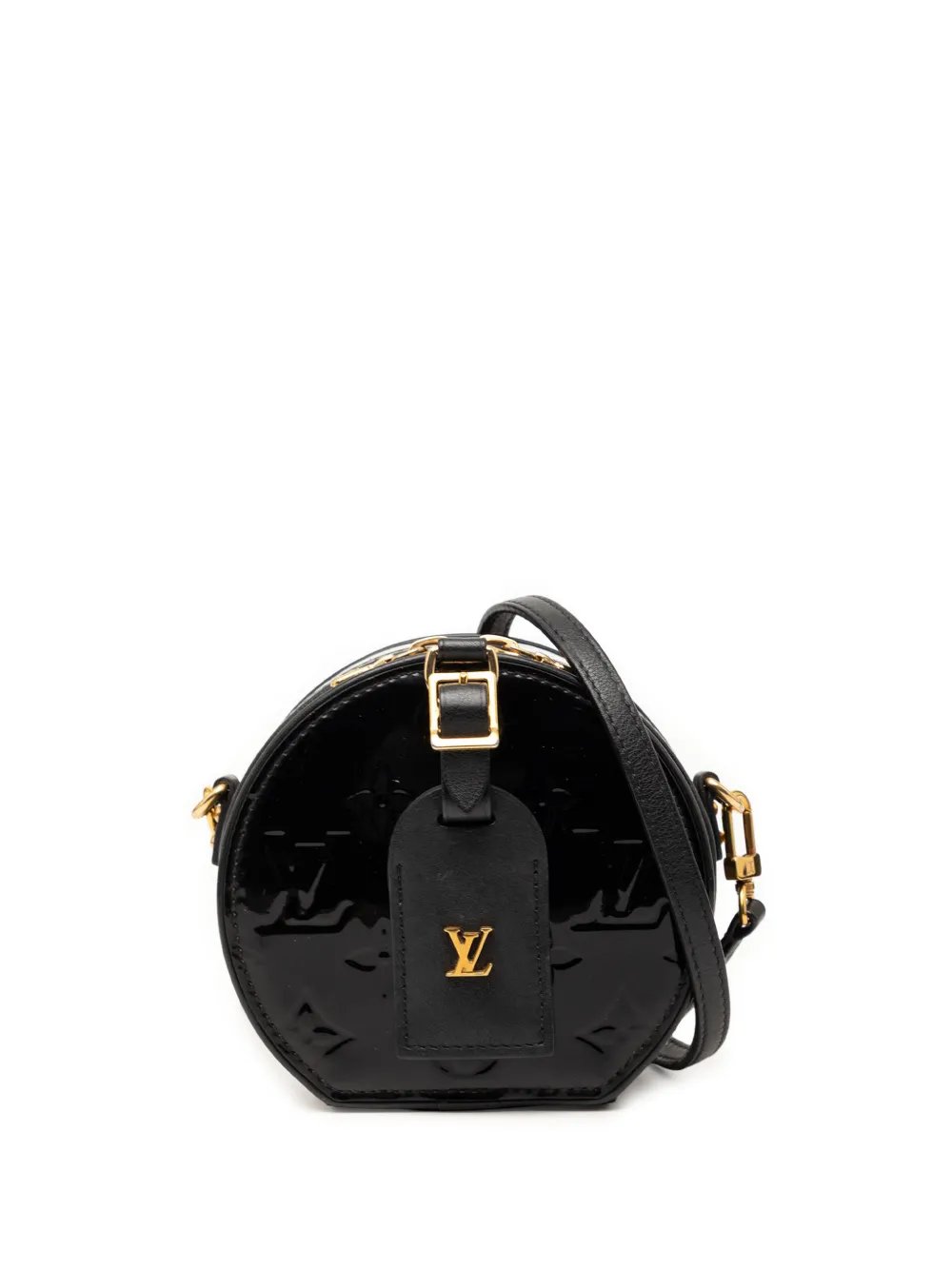 2019 Monogram Vernis Mini Boite Chapeau Souple crossbody bag