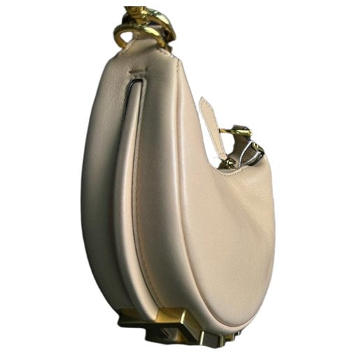 Fendigraphy leather handbag