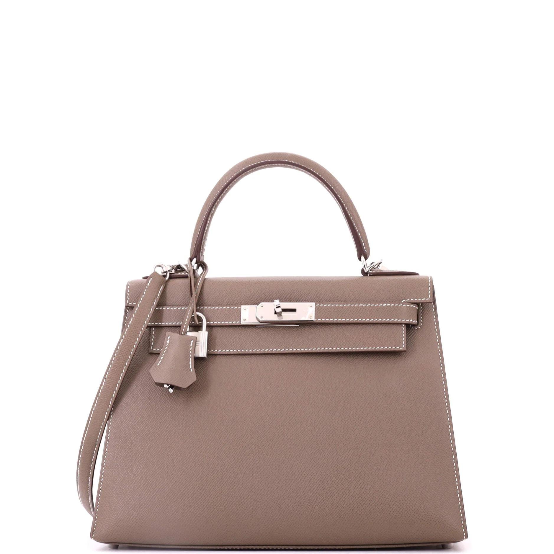 Kelly 28 leather handbag