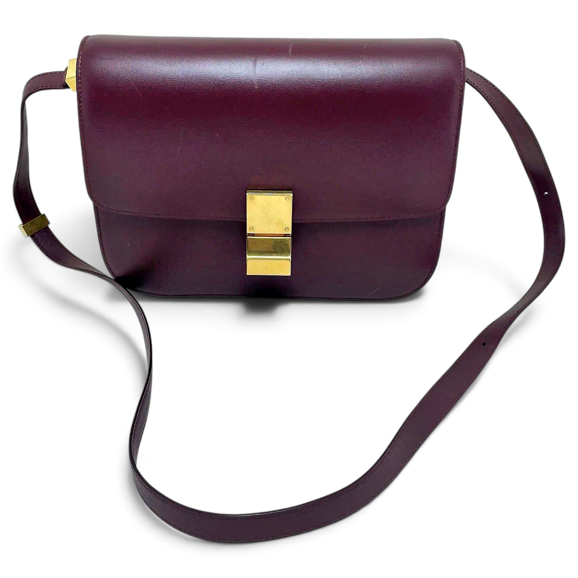 Classic leather crossbody bag