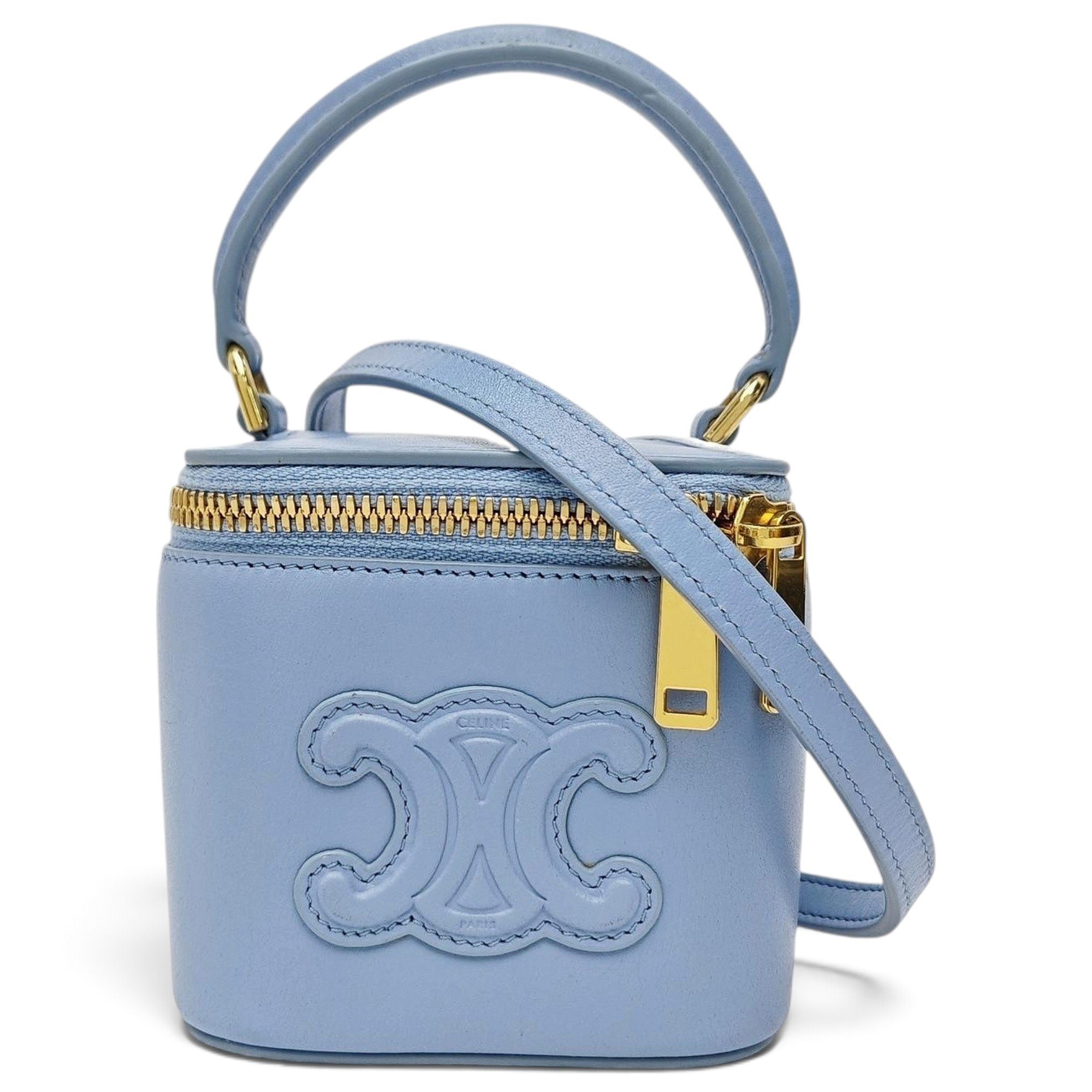Triomphe leather handbag