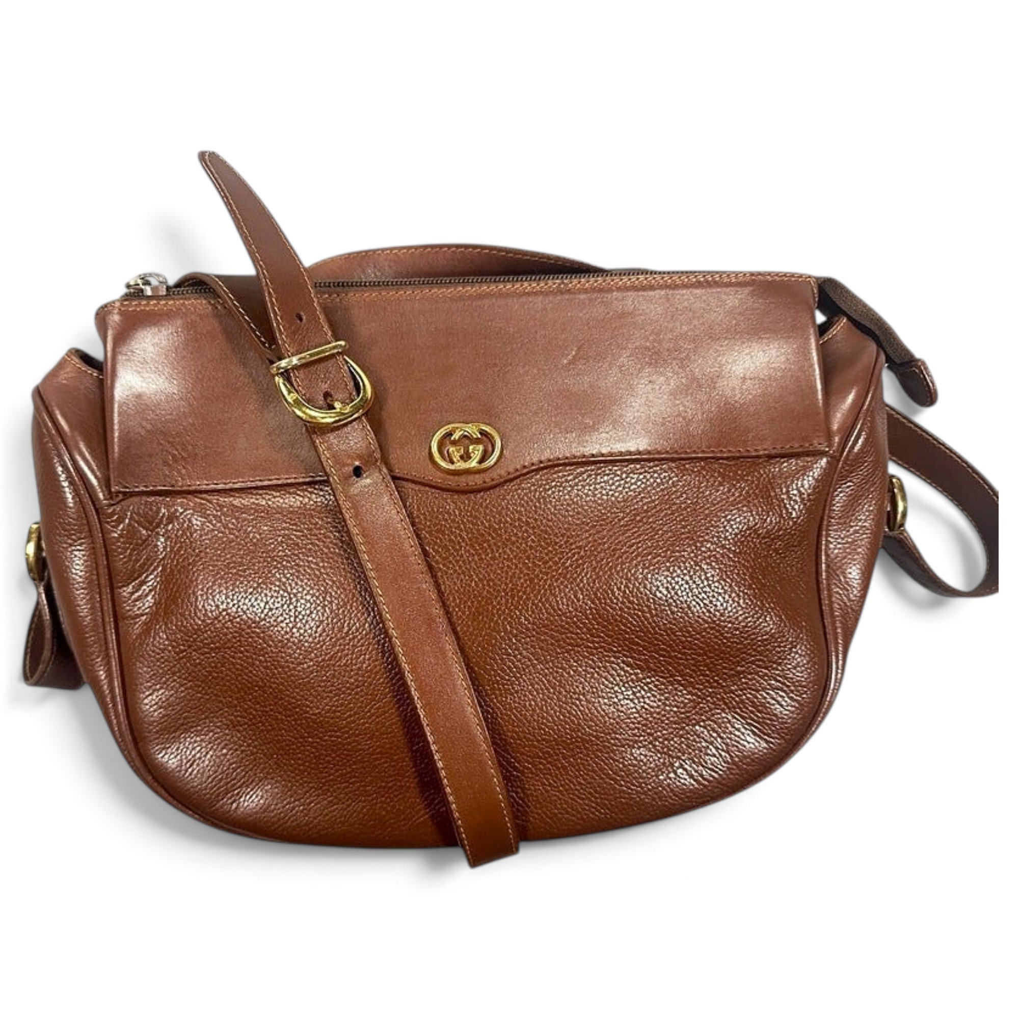 Leather crossbody bag