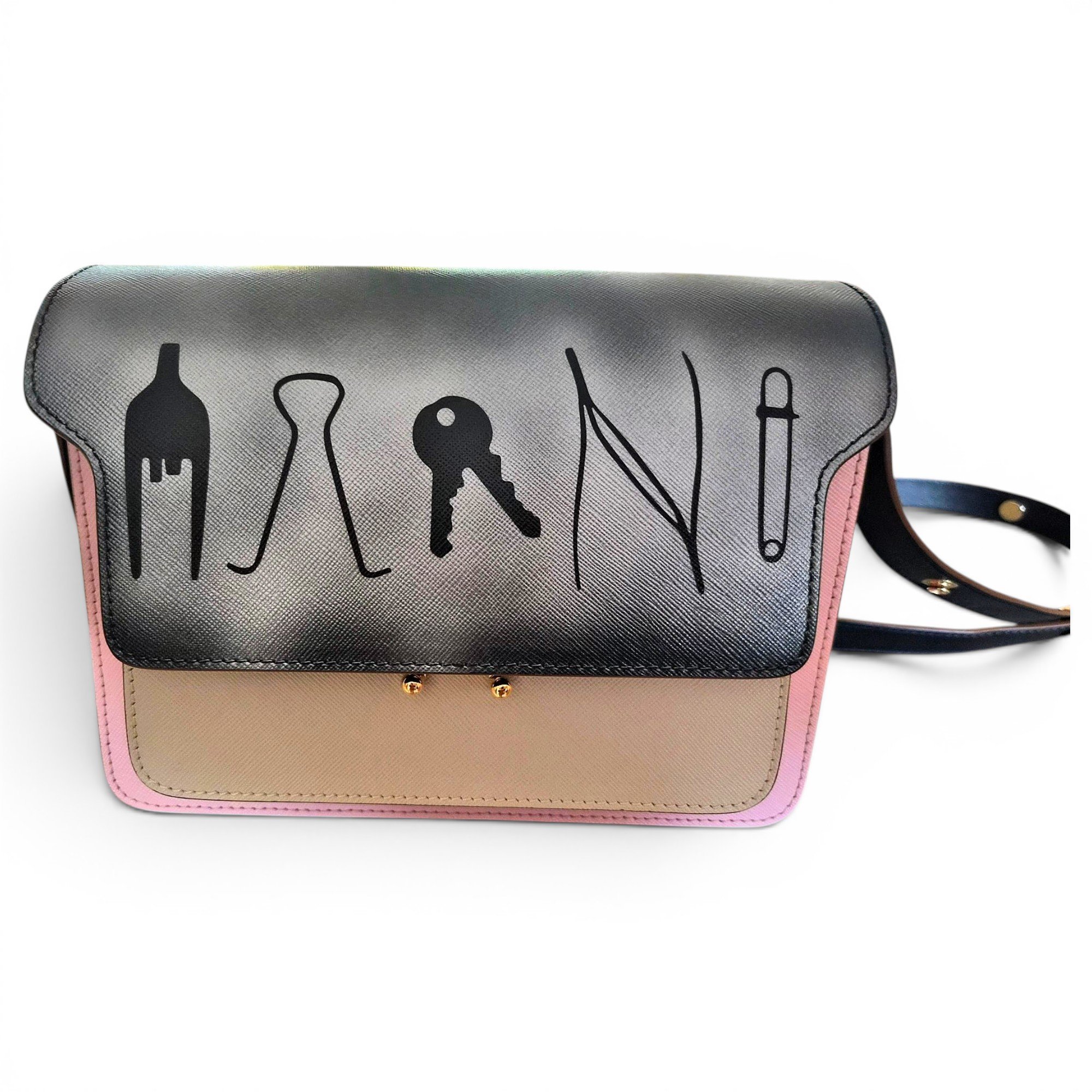 Marni Trunk leather handbag