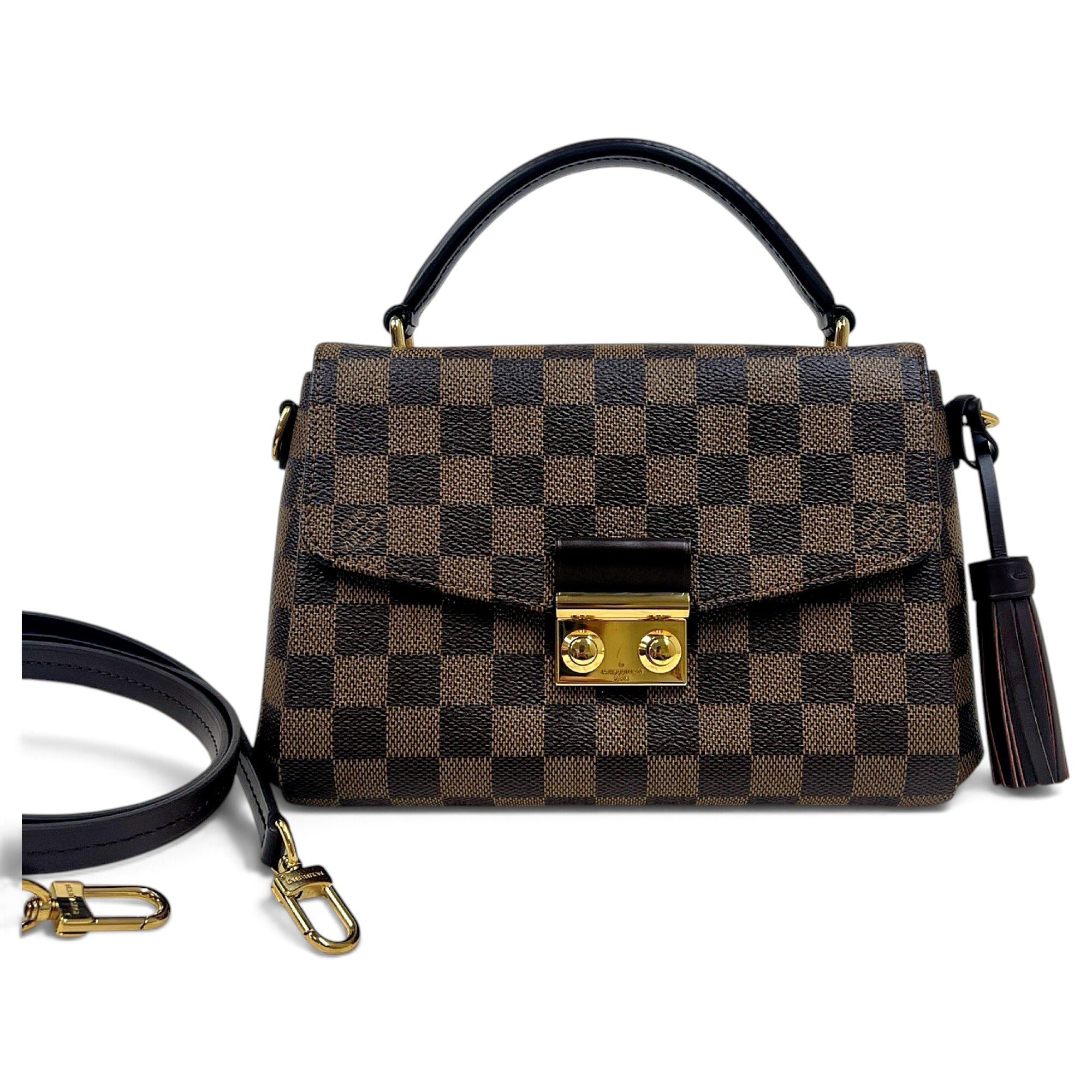 Croisette leather handbag