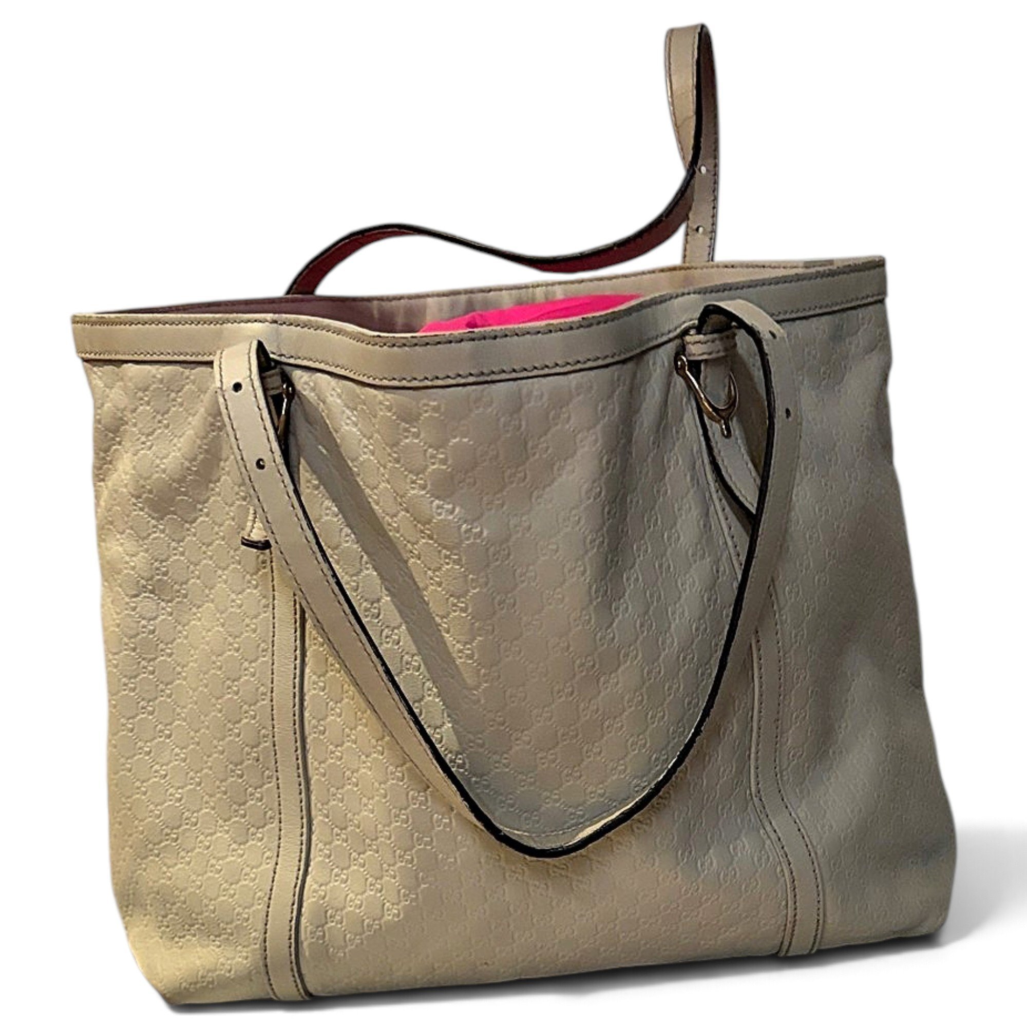 Swing leather tote