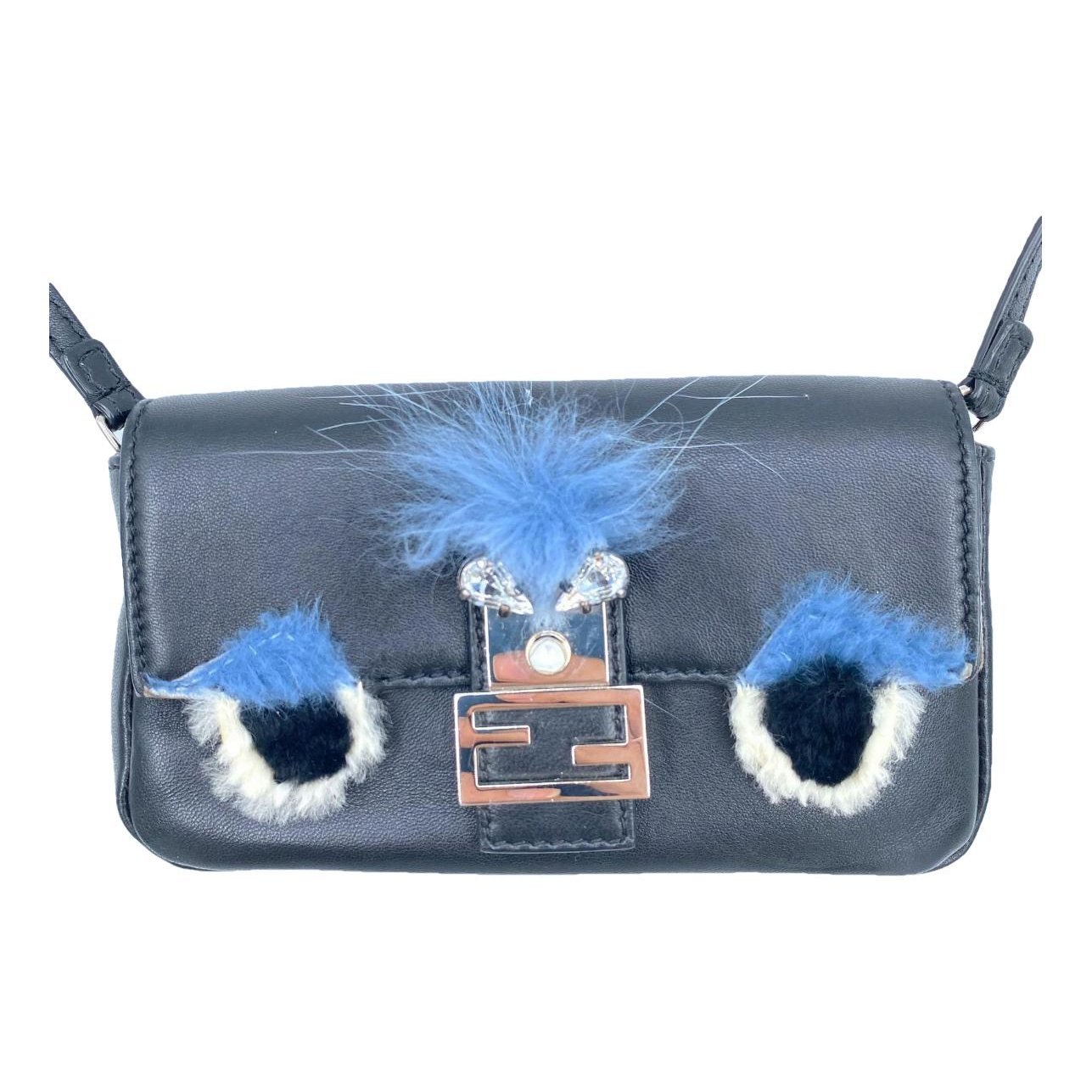 Baguette leather handbag