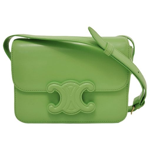 Triomphe leather crossbody bag