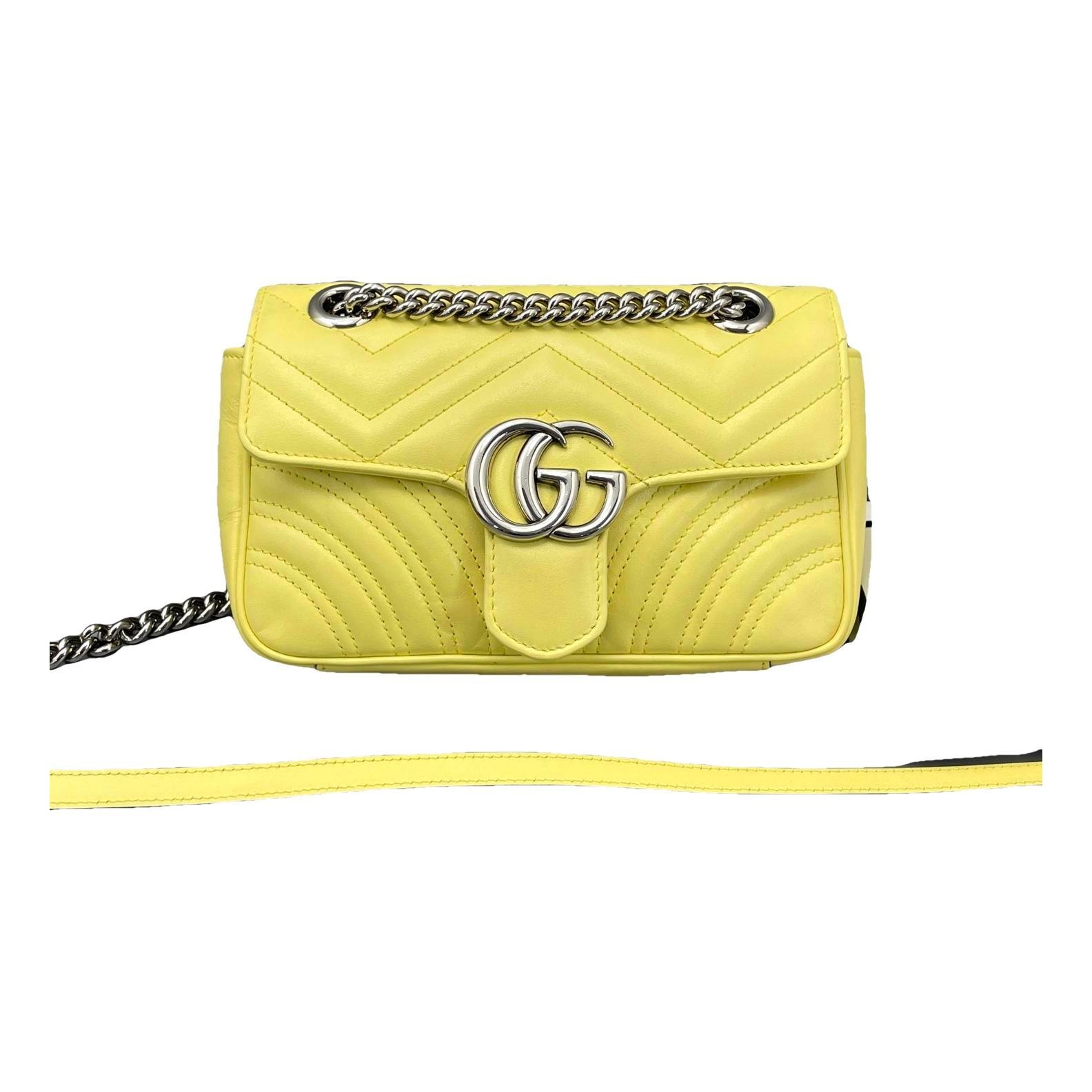GG Marmont Flap leather handbag