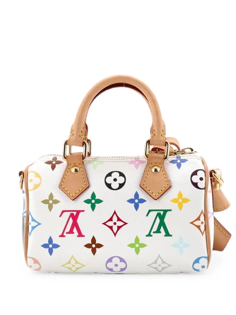 x Takashi Murakami Speedy Bandouliere NM Bag Monogram Multicolor Nano satchel