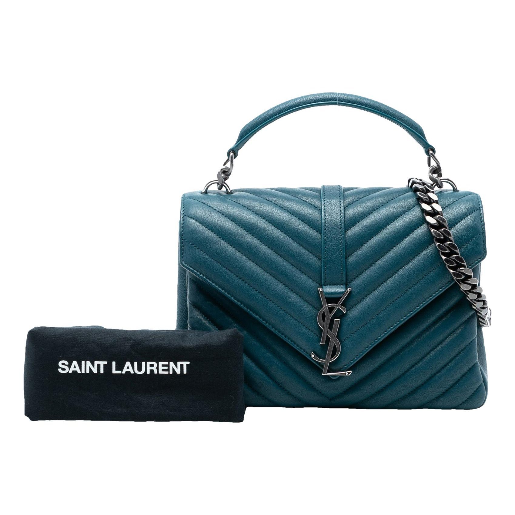 Collége monogramme leather handbag