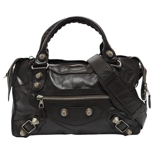 Leather handbag