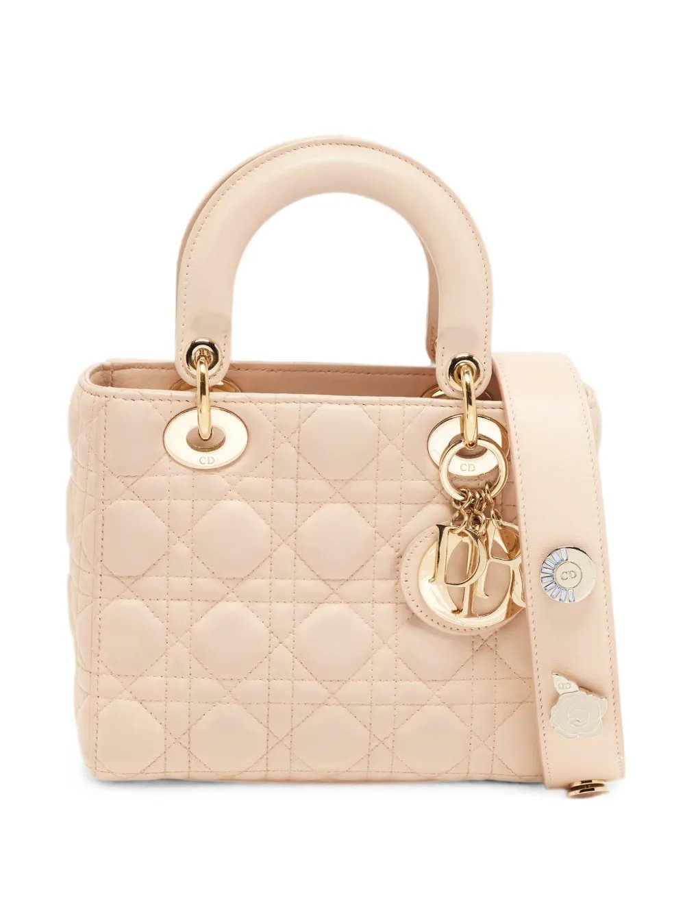 2017 small Lady Dior Cannage tote bag