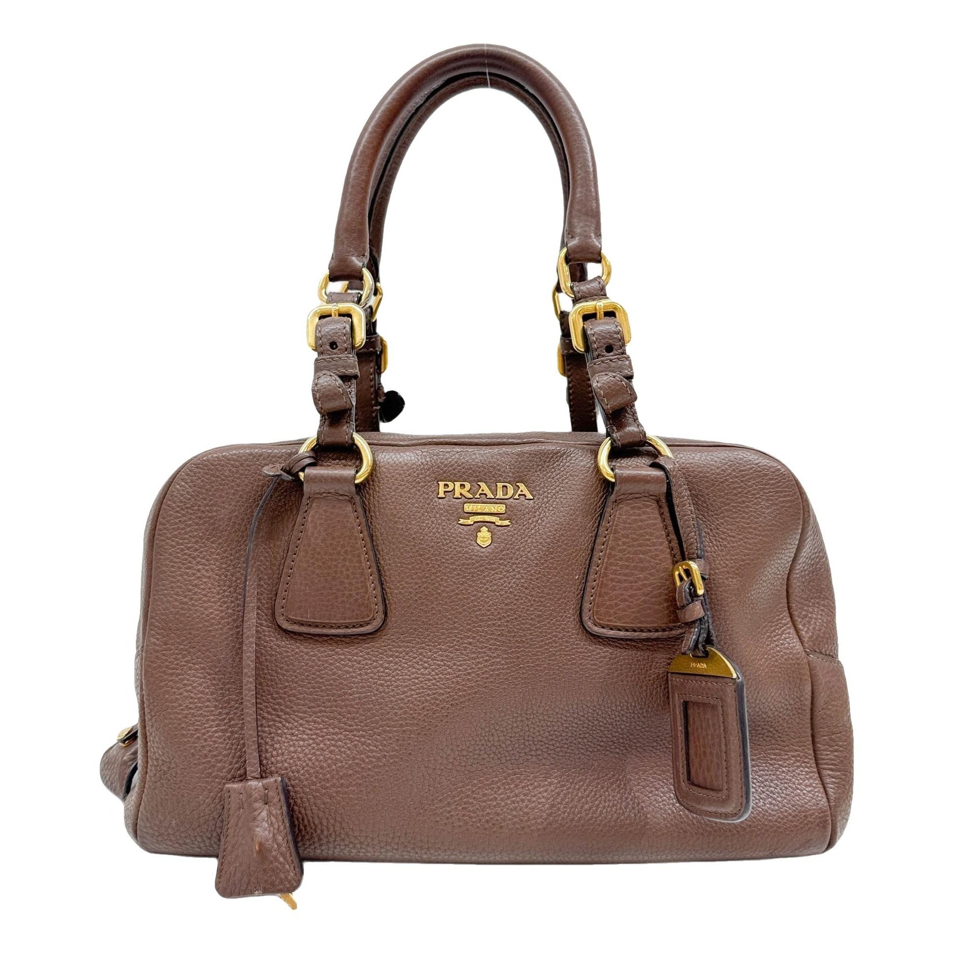 Bowling leather handbag