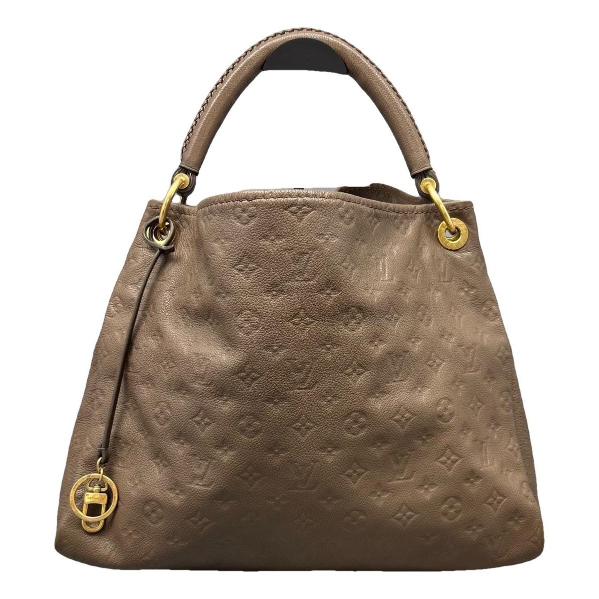 Artsy leather handbag