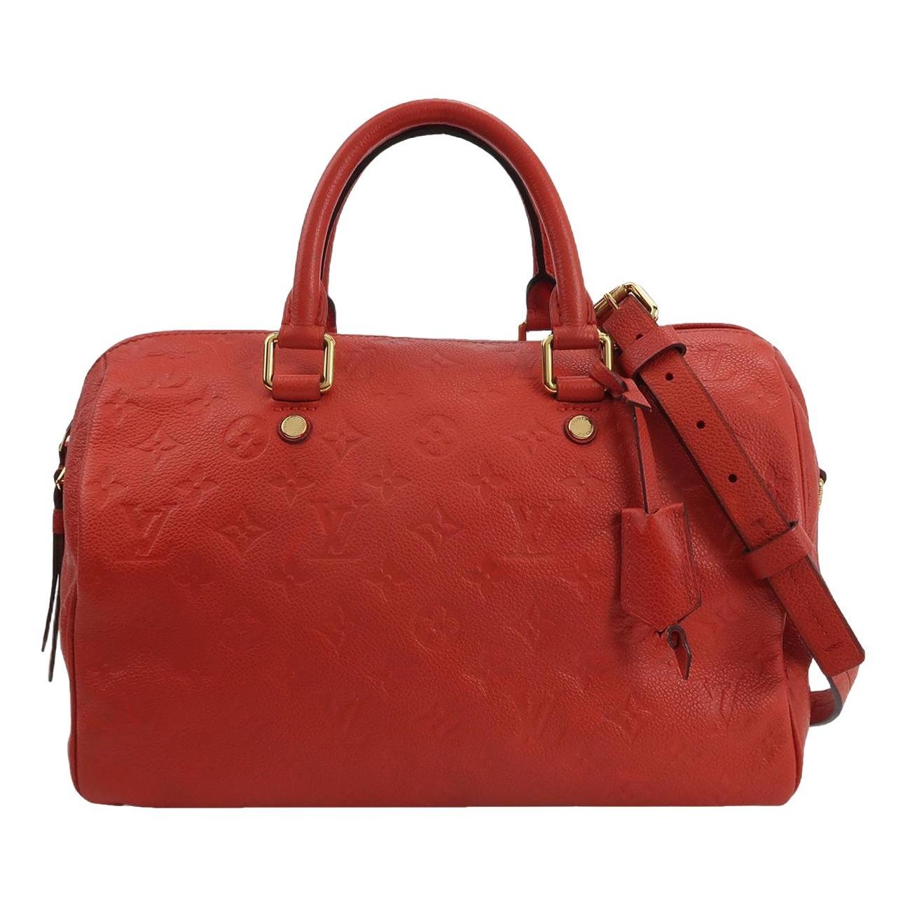 Speedy leather handbag