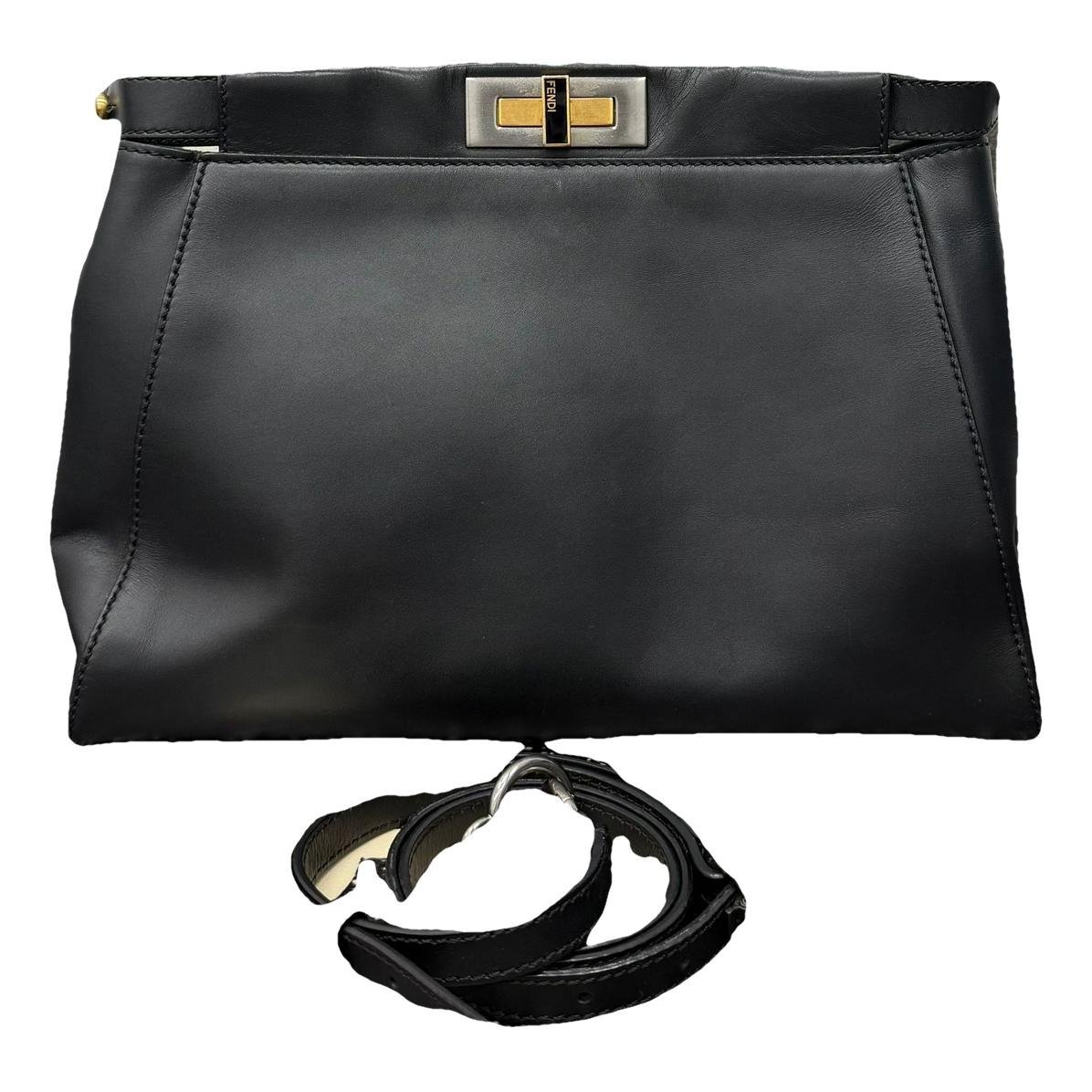 Peekaboo leather handbag
