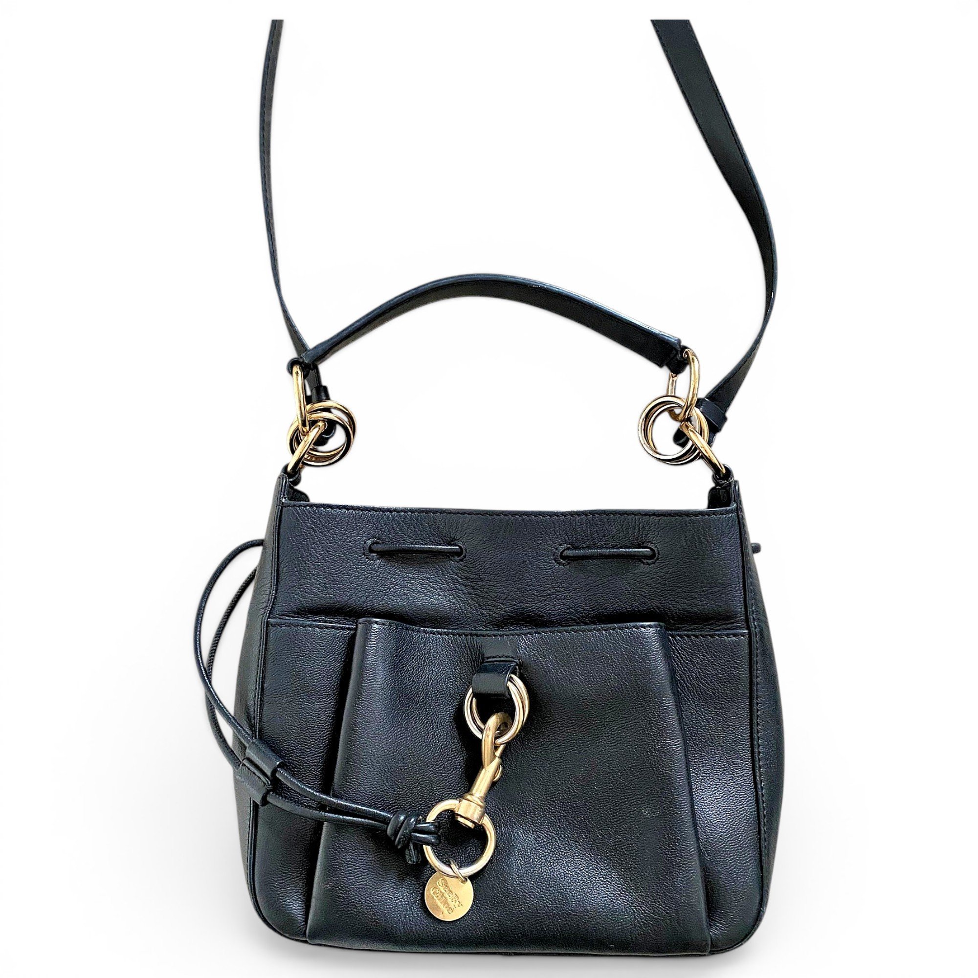 Leather handbag