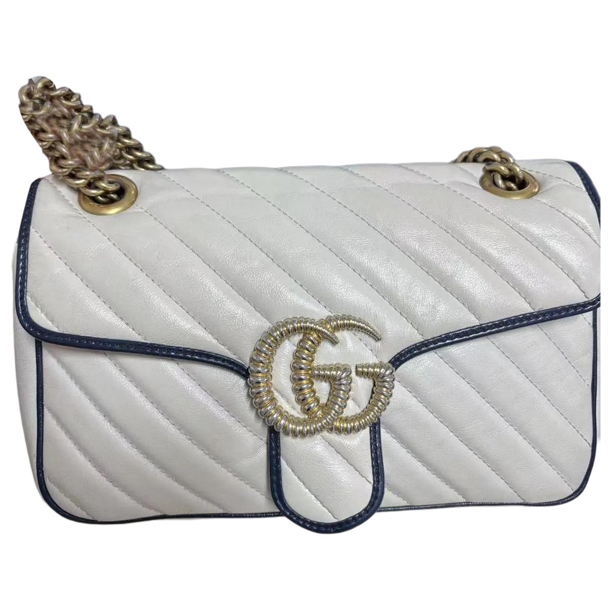 GG Marmont Flap leather crossbody bag