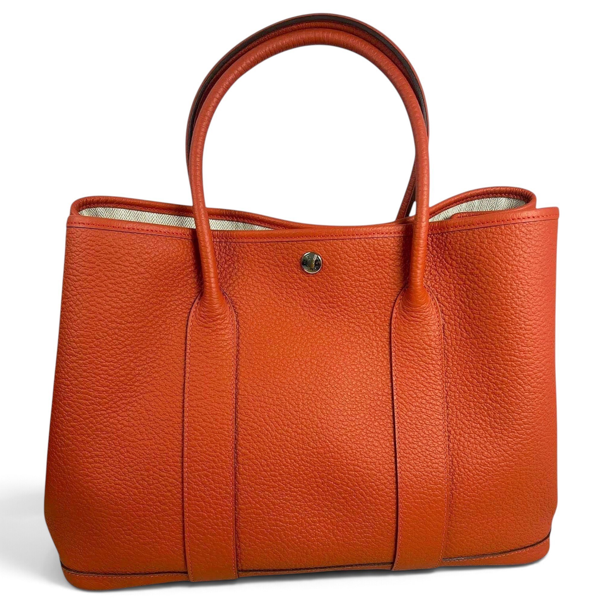 Garden Party leather handbag