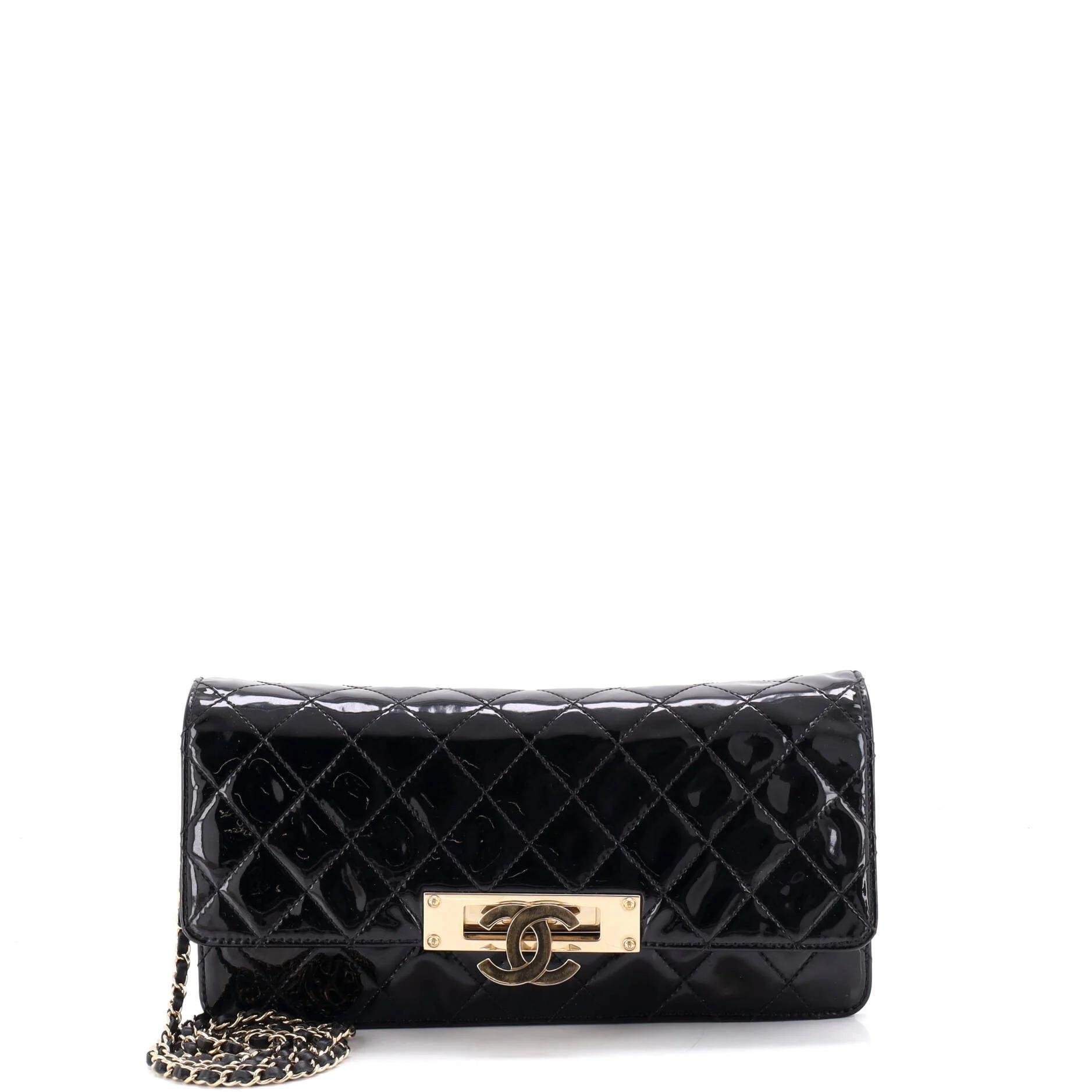 Patent leather crossbody bag