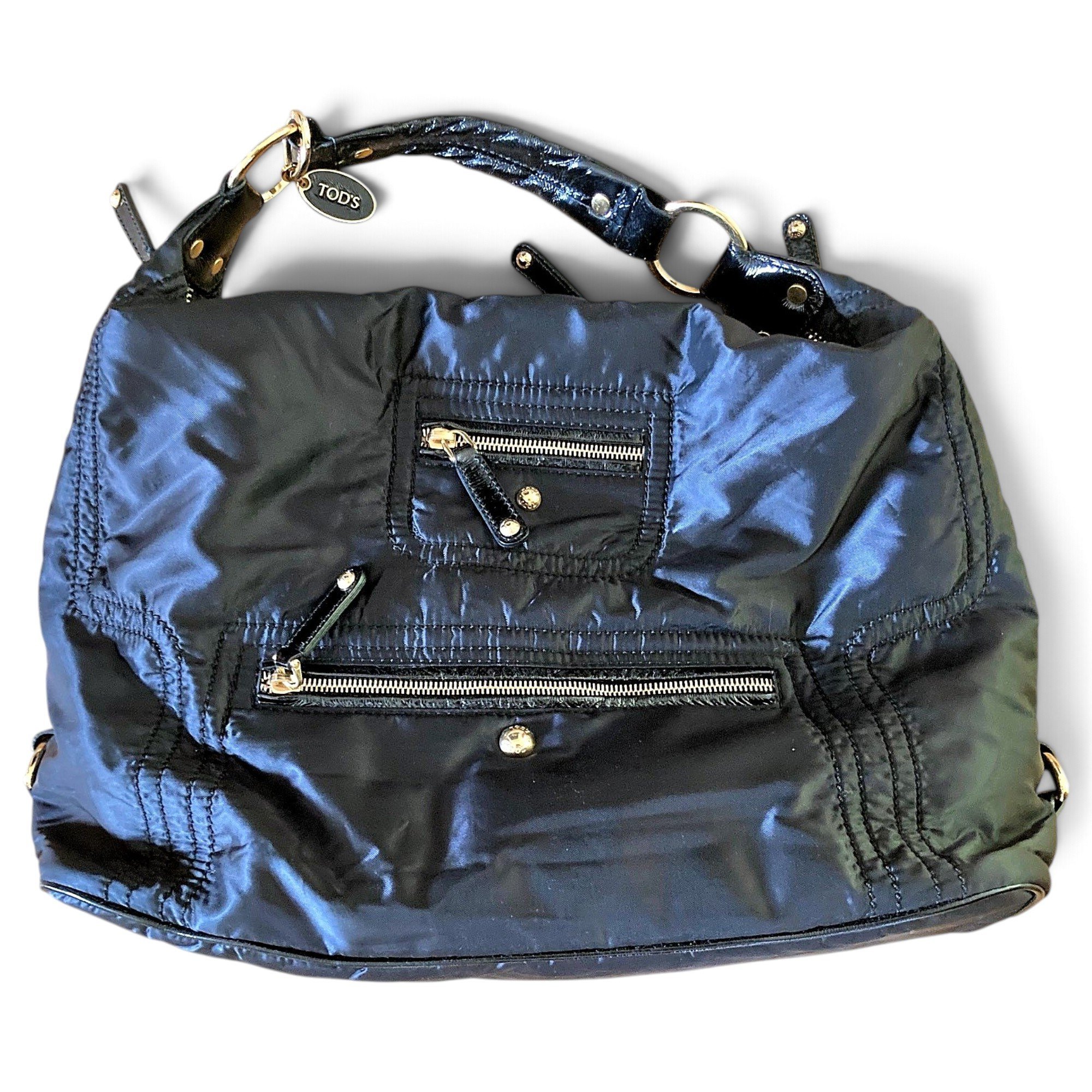 D Bag leather handbag