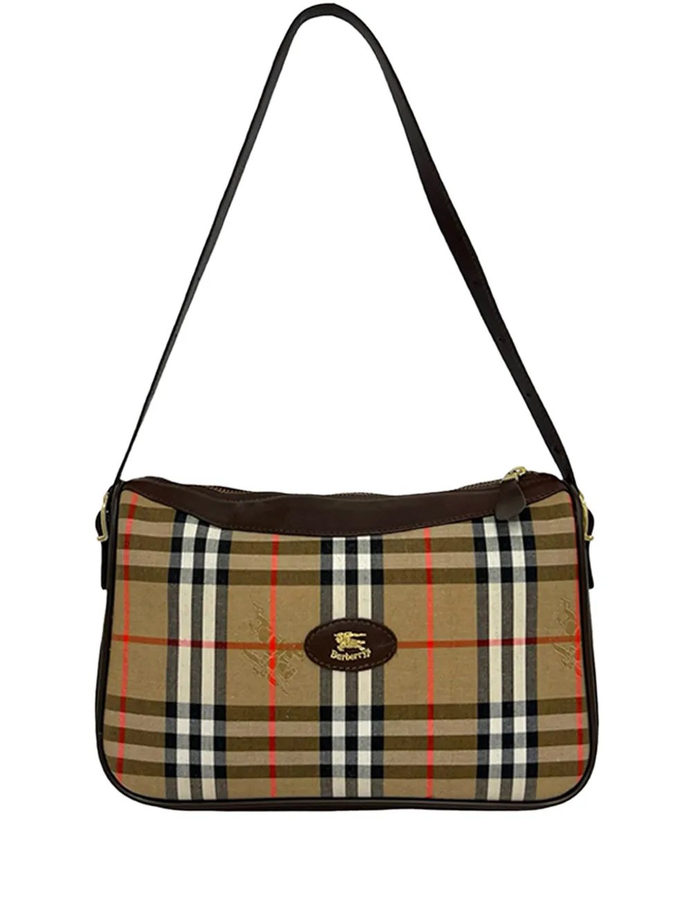 Burberry 20th Century Haymarket Check Canvas crossbody bag