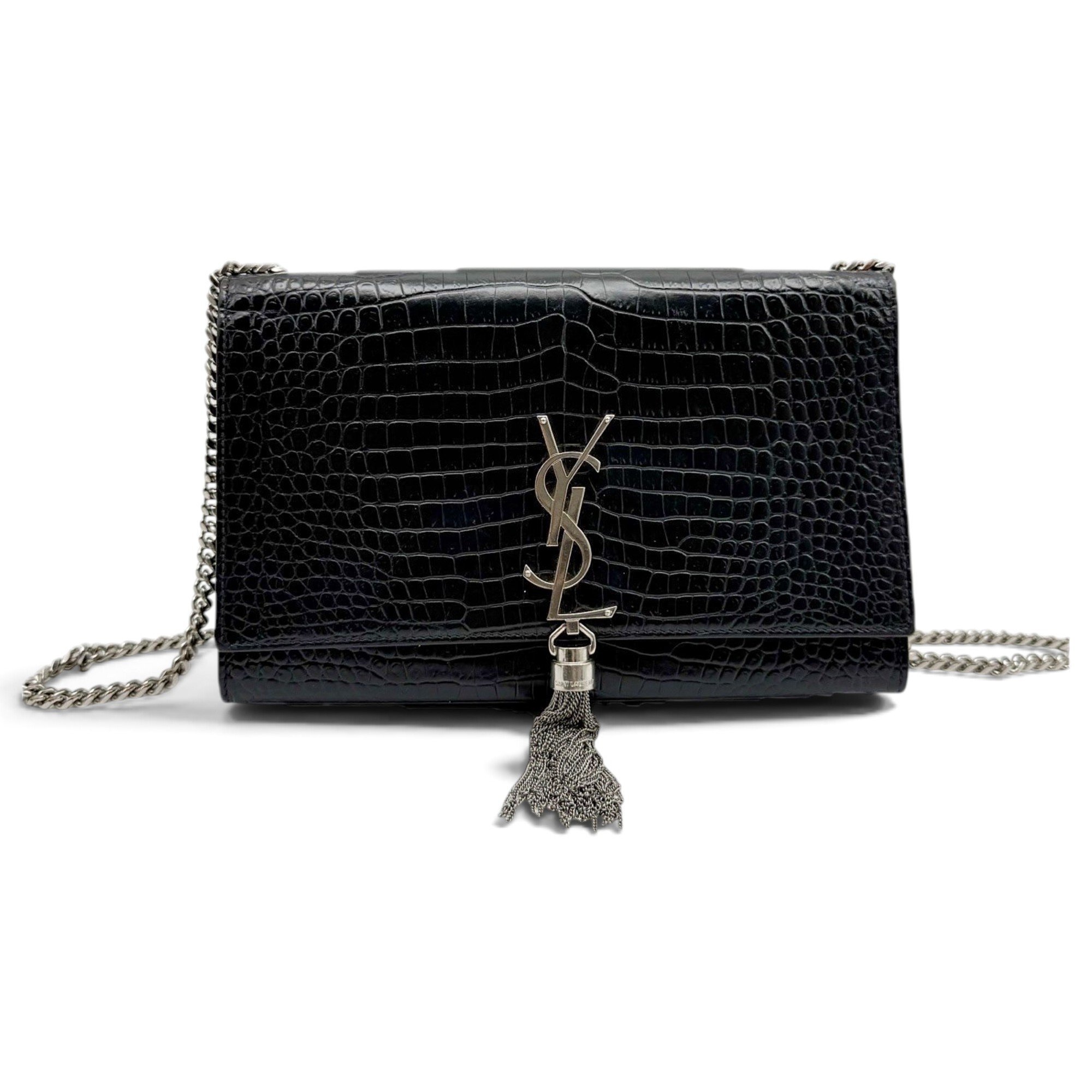 Pompom Kate leather handbag