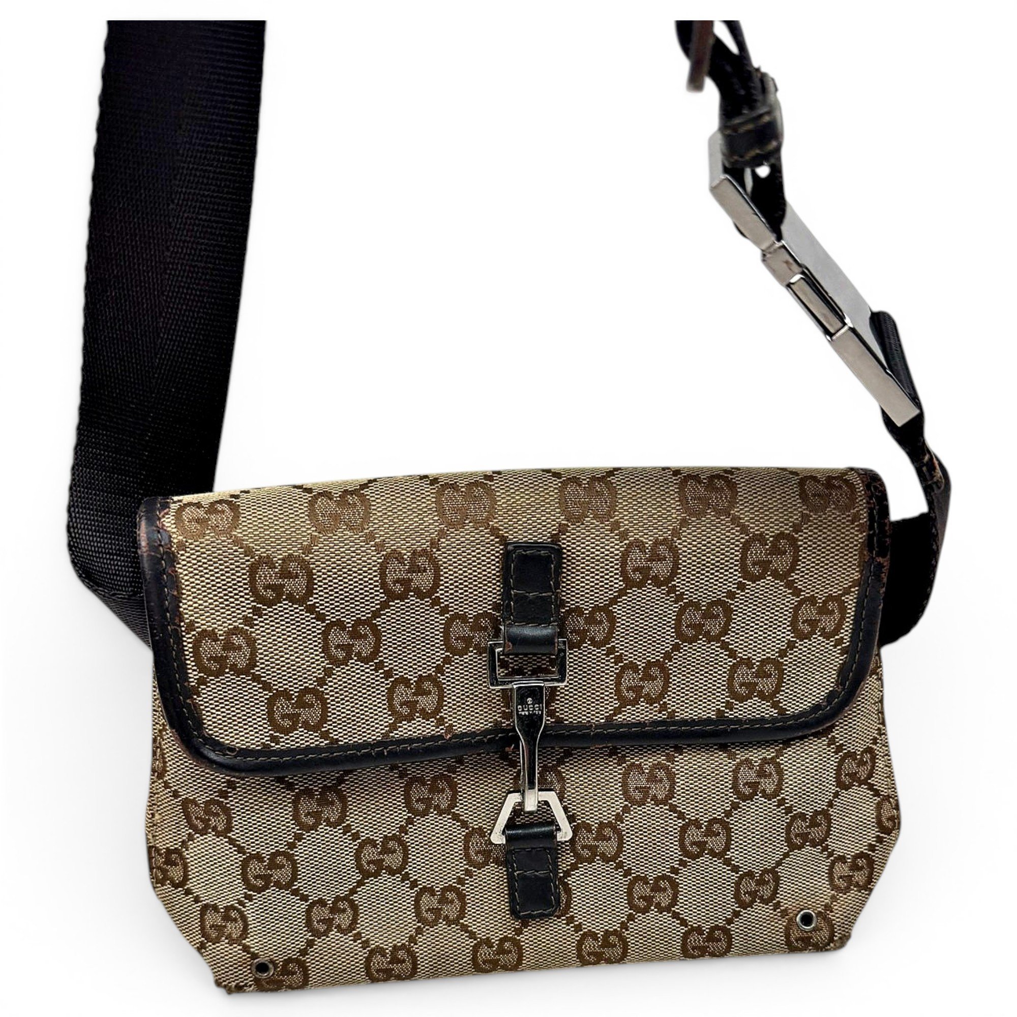 Ophidia cloth crossbody bag