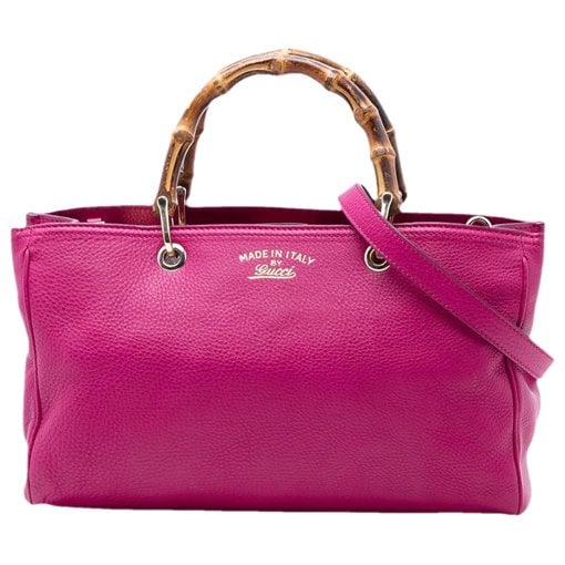Bamboo leather satchel