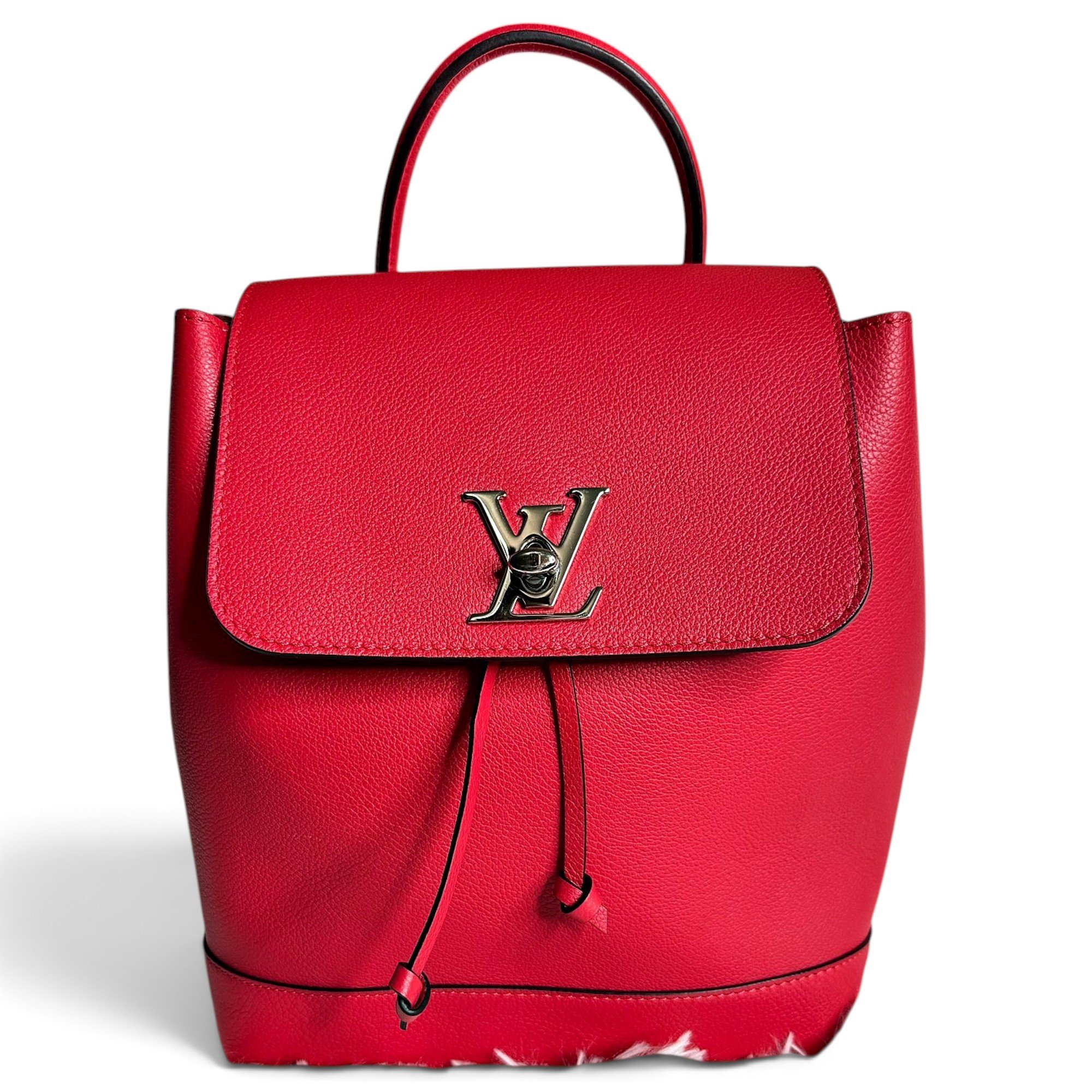 Lockme leather backpack