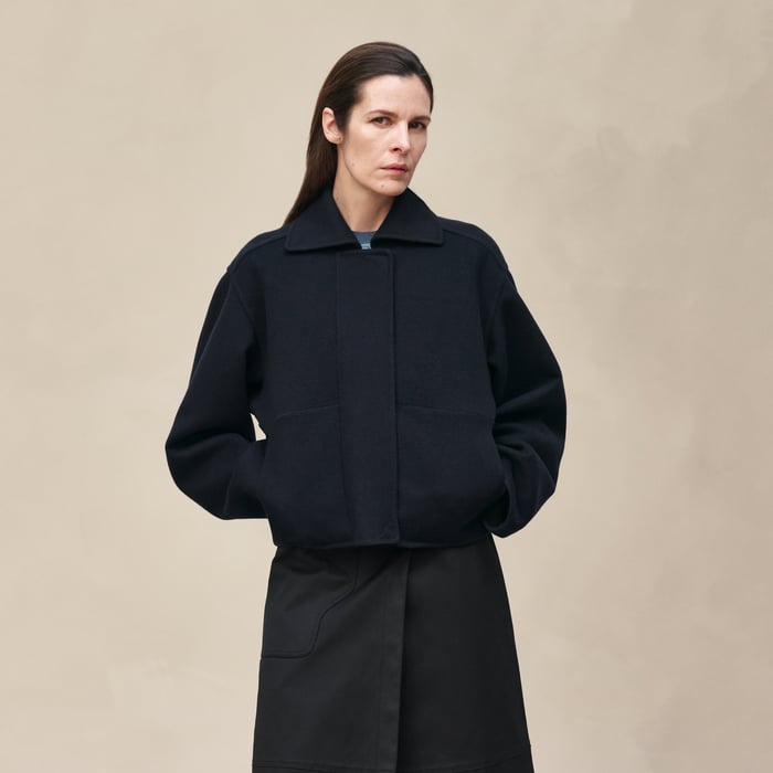 Bleu Noir Cashmere Jacket