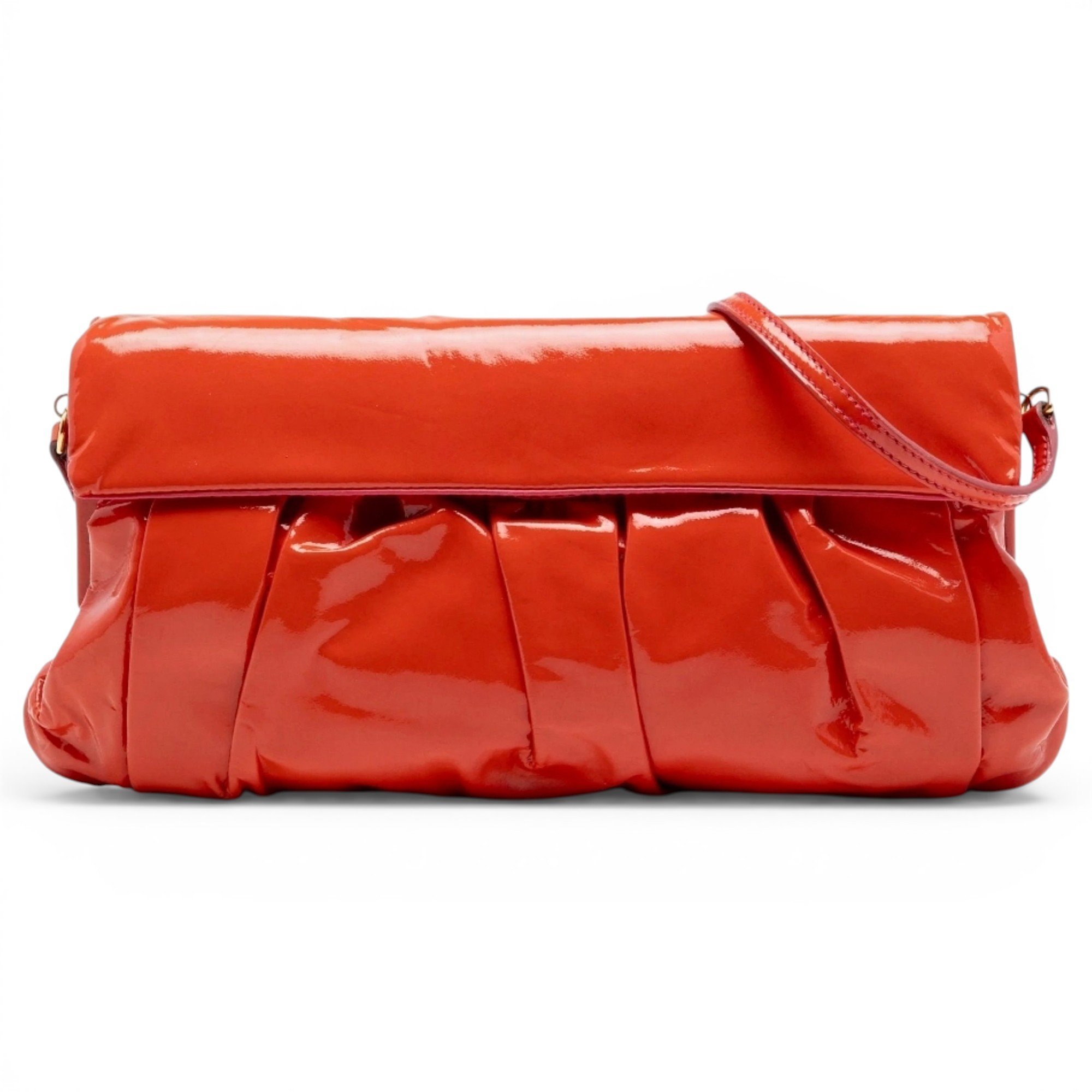 Patent leather handbag