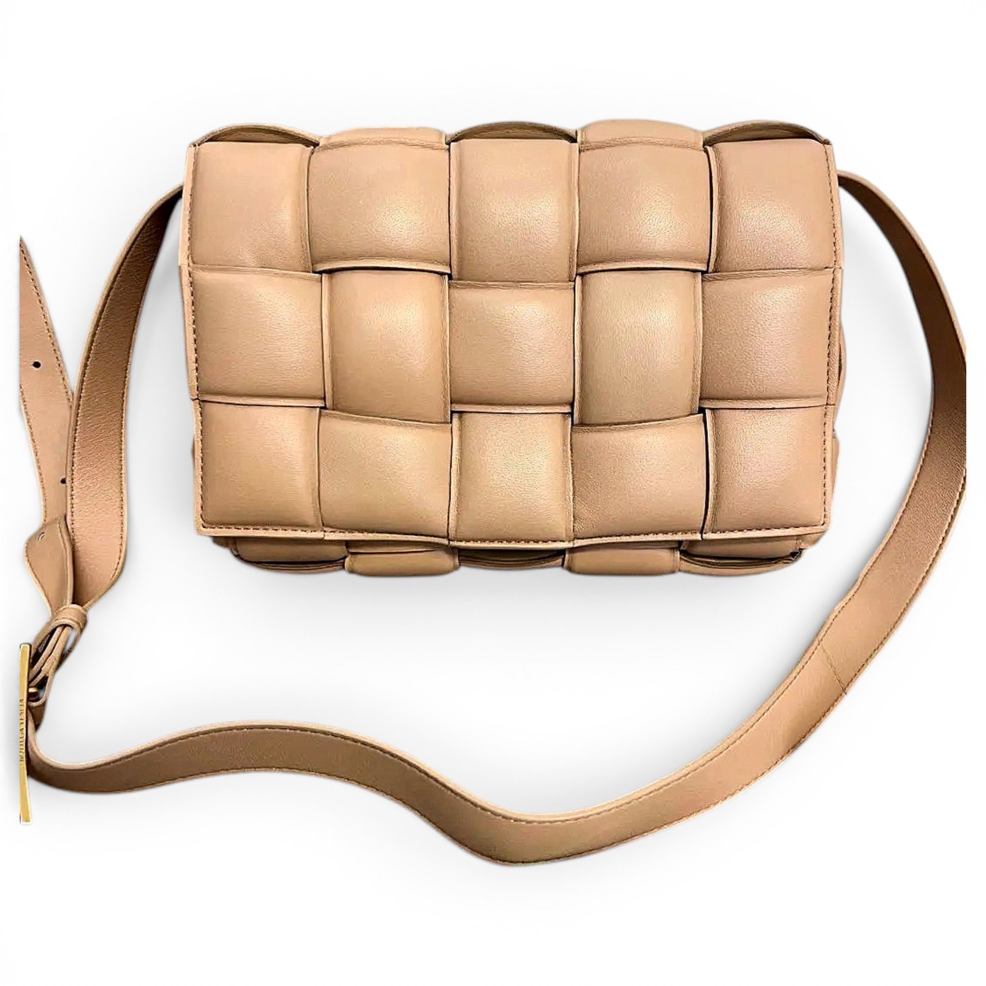 Cassette Padded leather crossbody bag