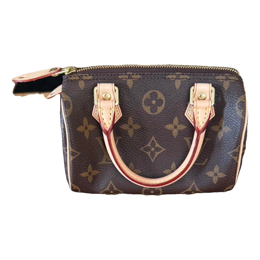 Nano Speedy / Mini HL leather handbag