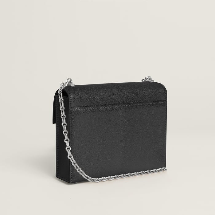Noir Verrou Chaine Mini Bag