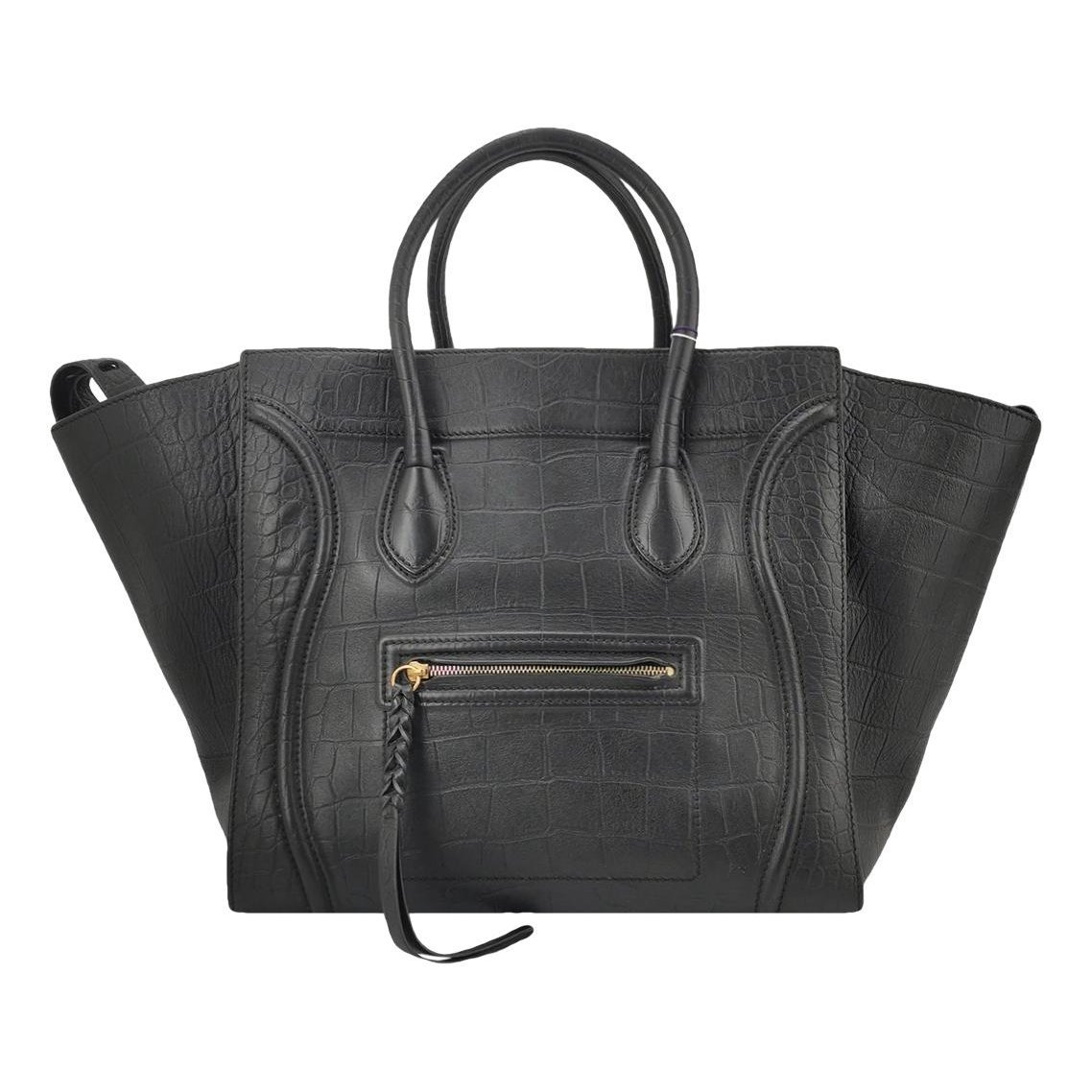 Luggage leather handbag