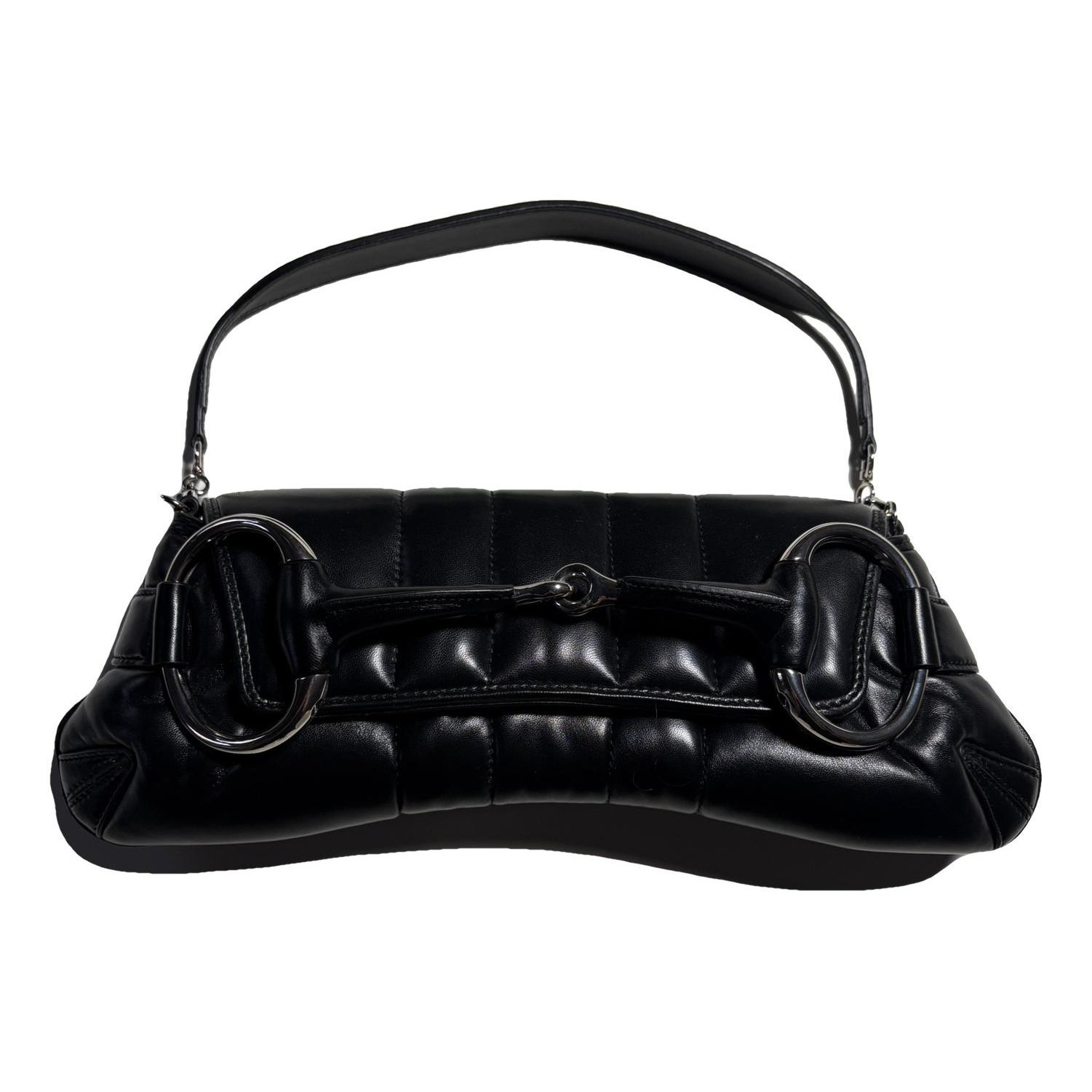 Horsebit Chain leather handbag