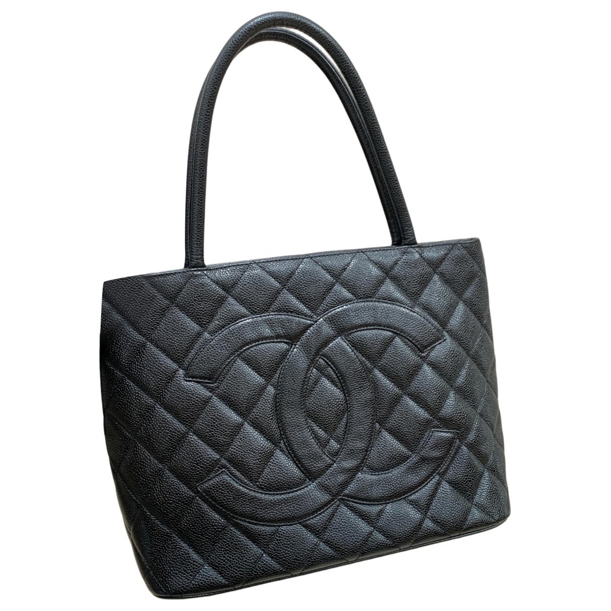 Médaillon leather tote