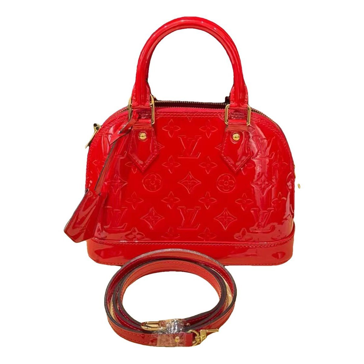 Alma BB patent leather handbag