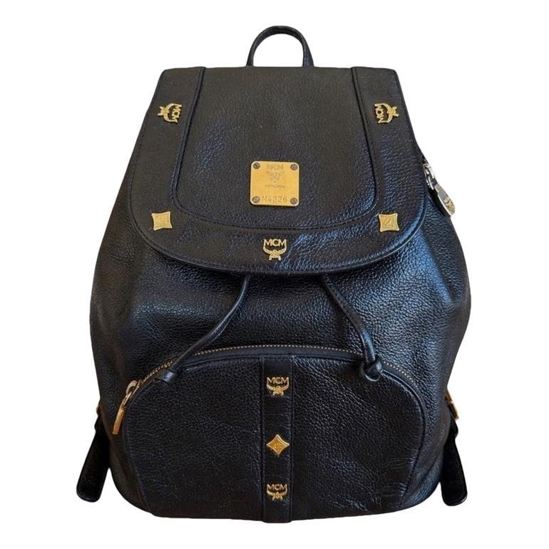 Heritage Drawstring leather backpack