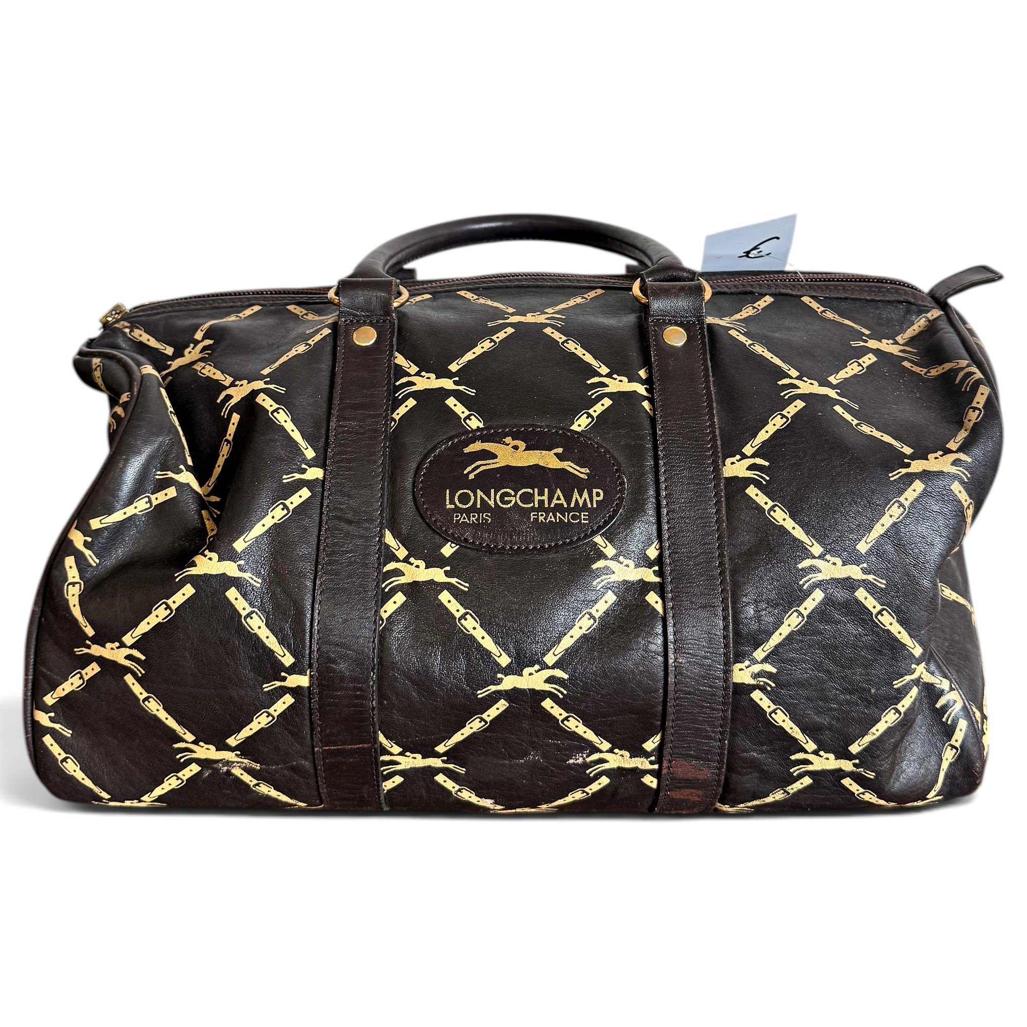 Leather tote
