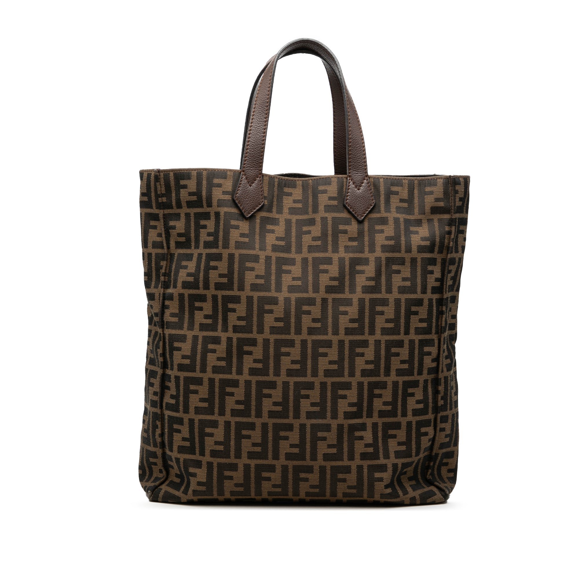 Pocket leather tote