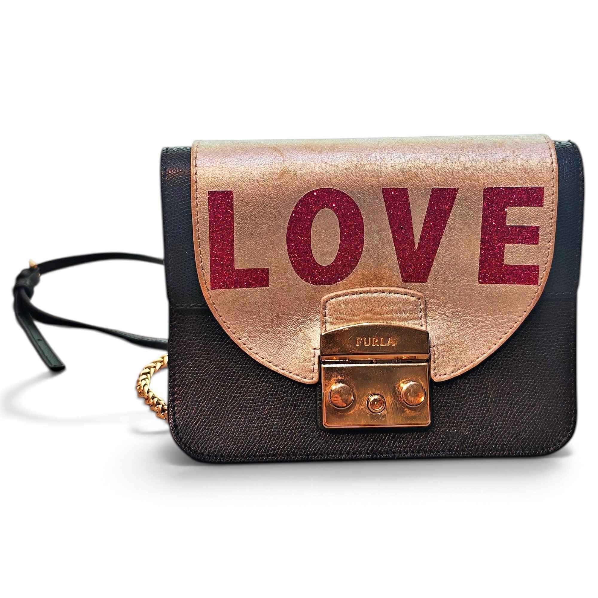 Furla Metropolis vegan leather clutch bag