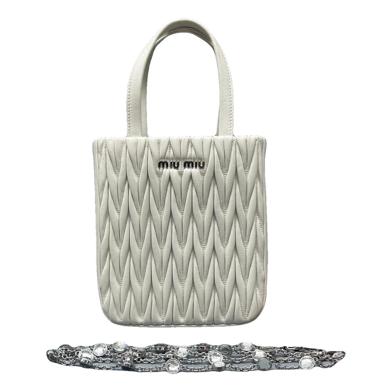 Leather tote