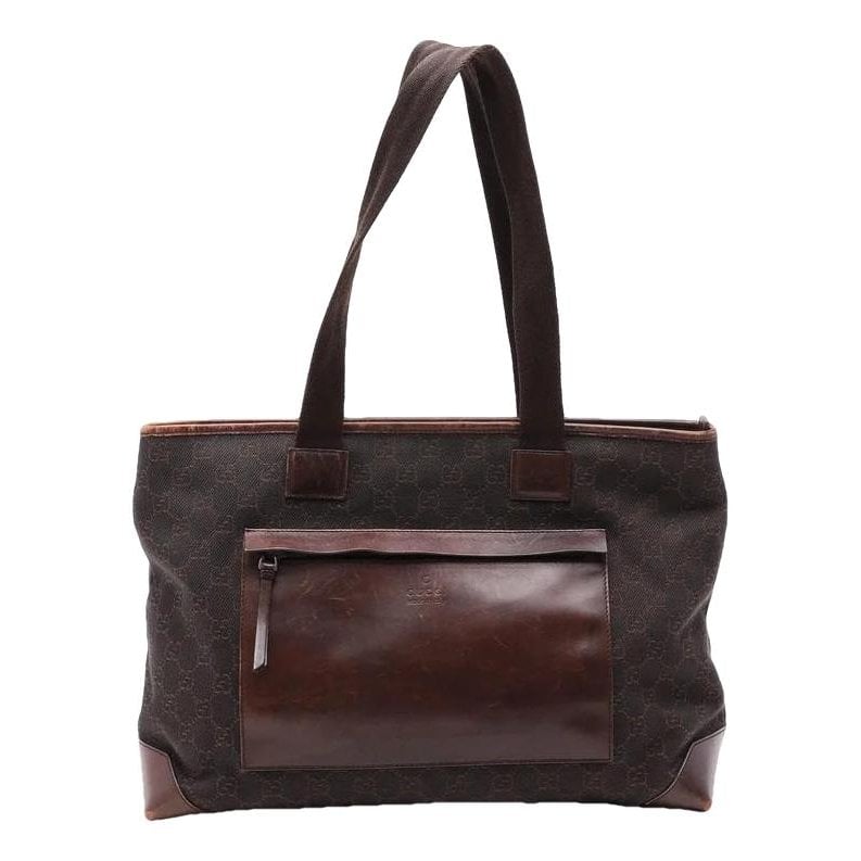 Leather tote