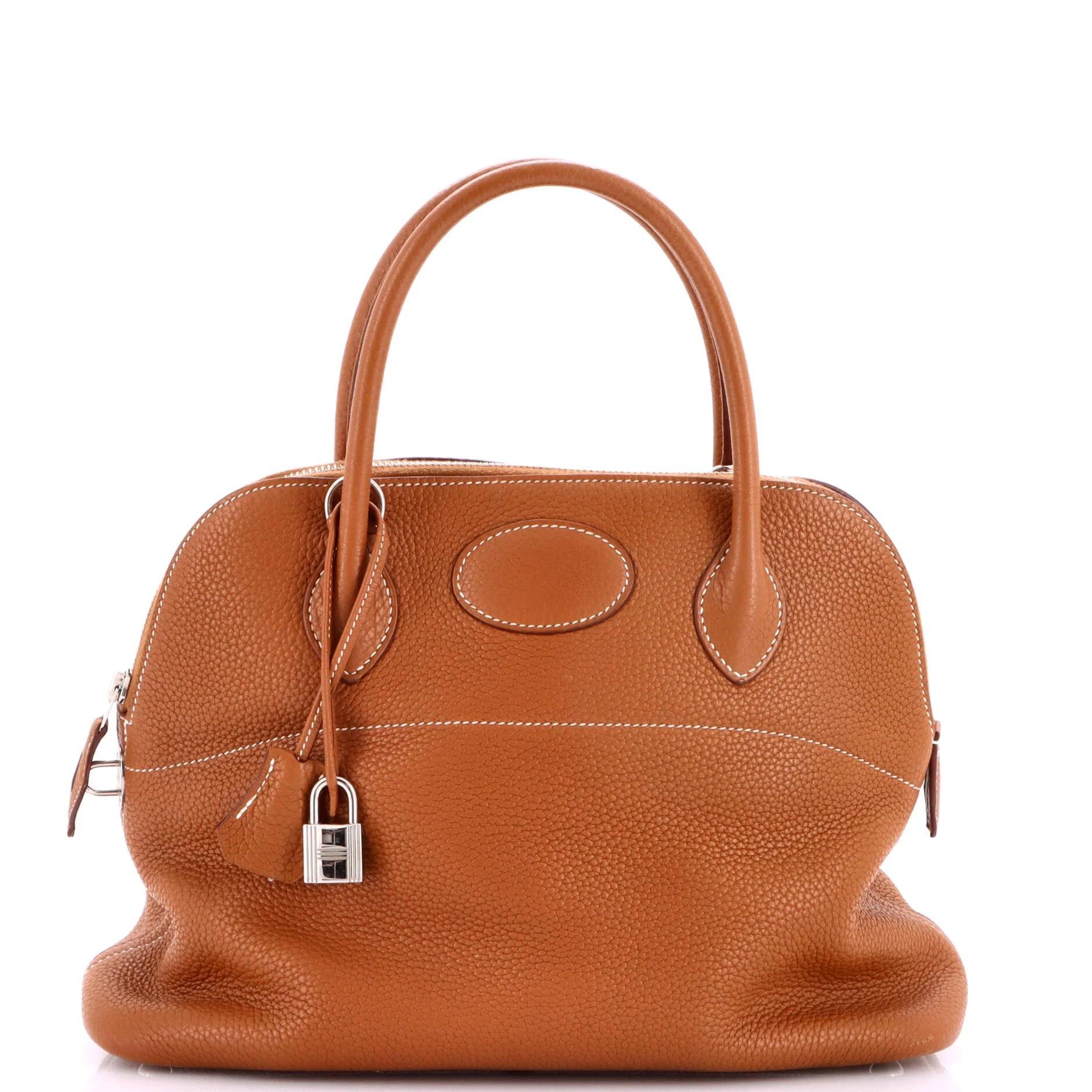 Leather satchel