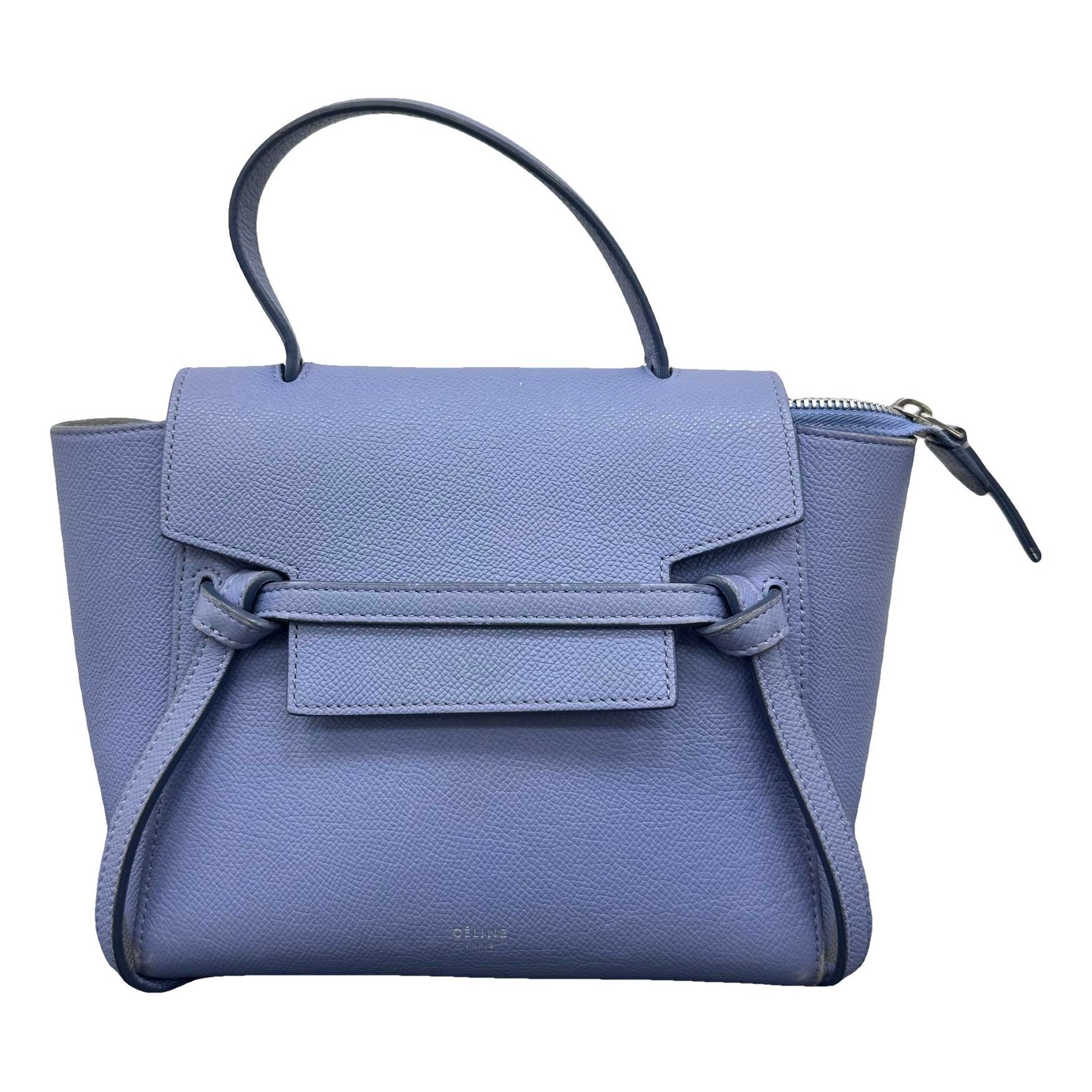 Belt leather handbag