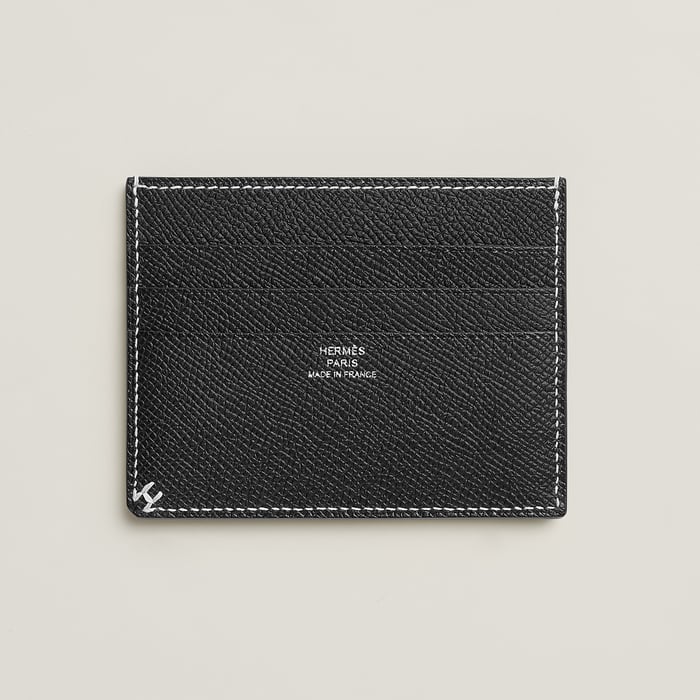 Noir H Sellier Card Holder