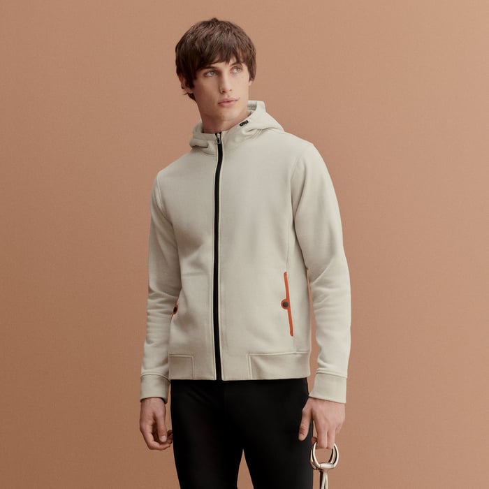 Gris Carrière Hermès Fit Sweatshirt